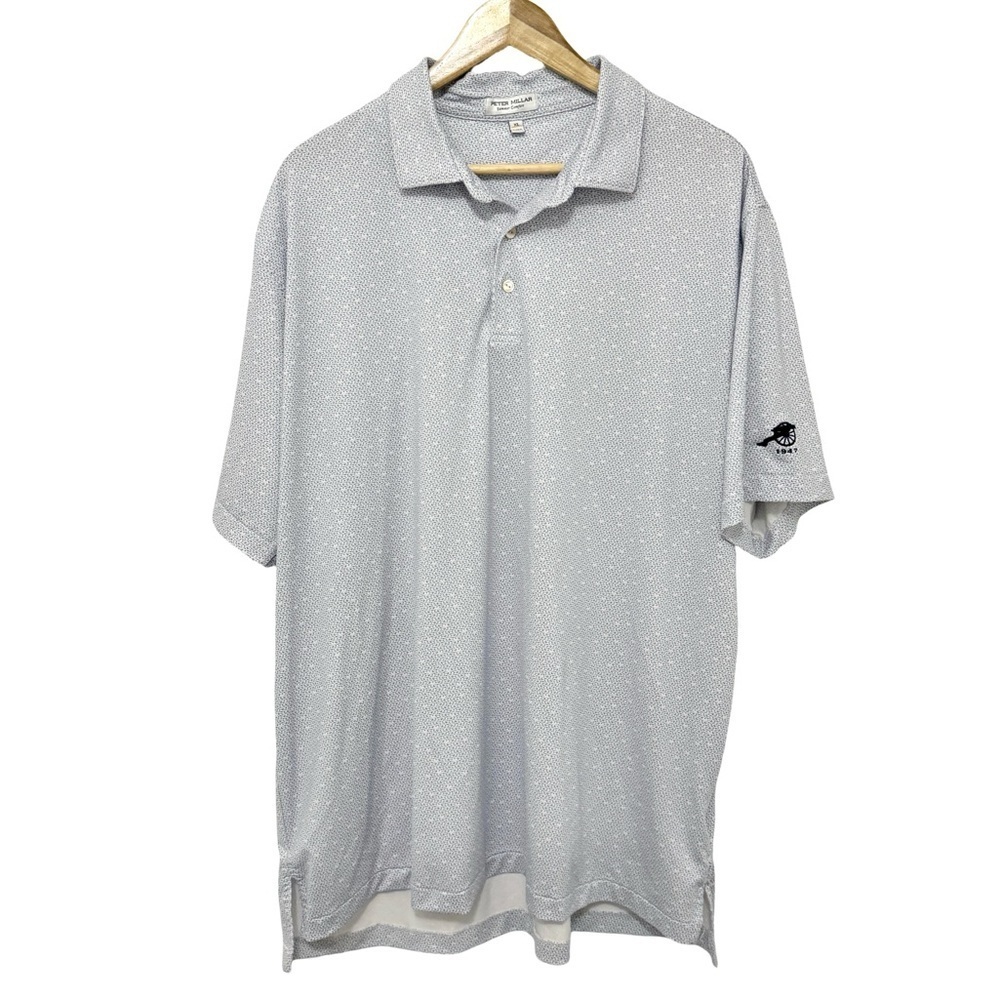 Peter Millar Summer Comfort Polo Size XL Men’s Blue Golf Athletic Polo